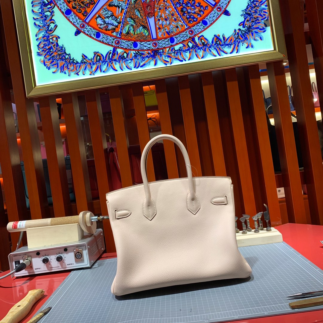 Túi xách hermes birkin  màu trắng