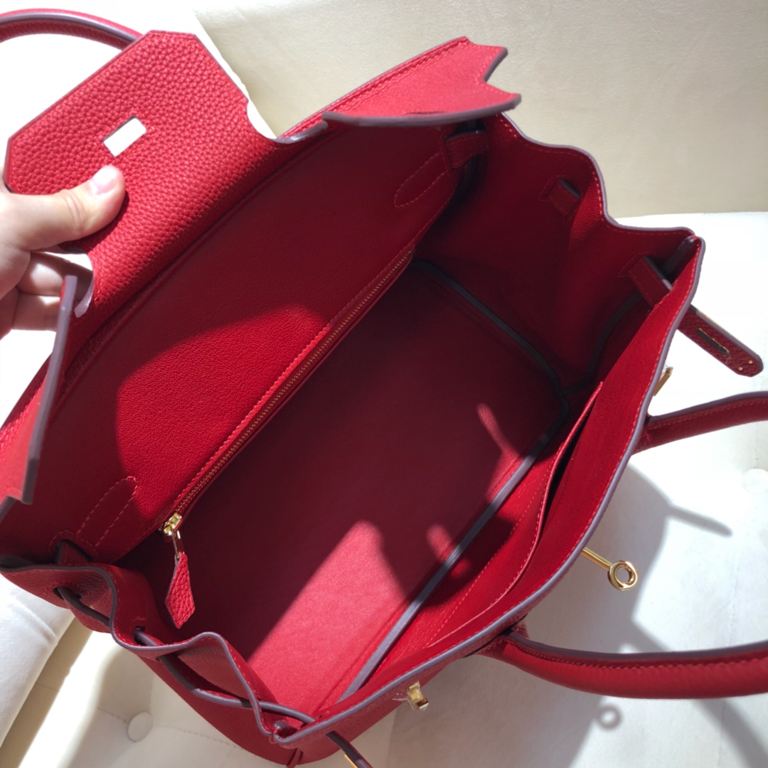 Túi xách hermes birkin  màu đỏ
