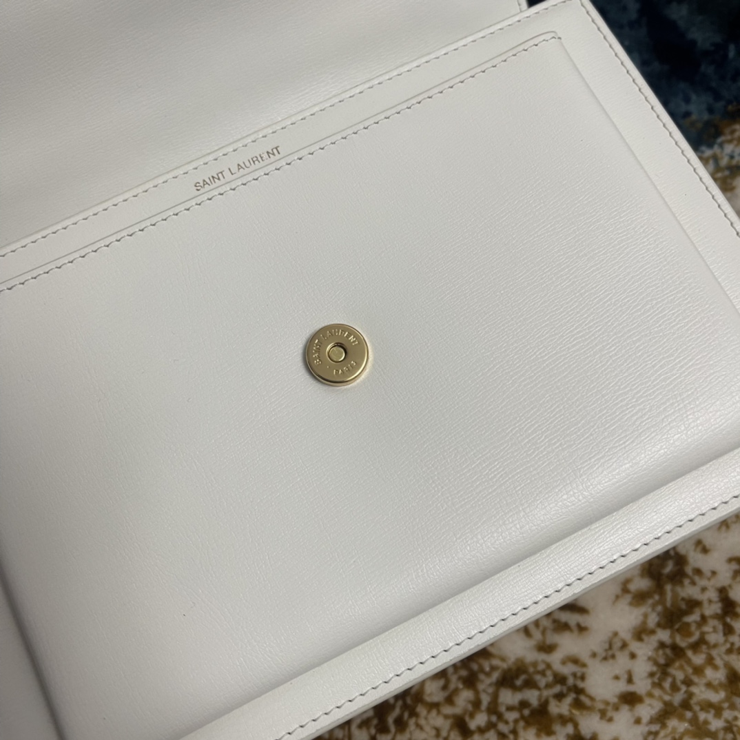 T&uacute;i X&aacute;ch YSL SUNSET 442906 M&agrave;u Trắng