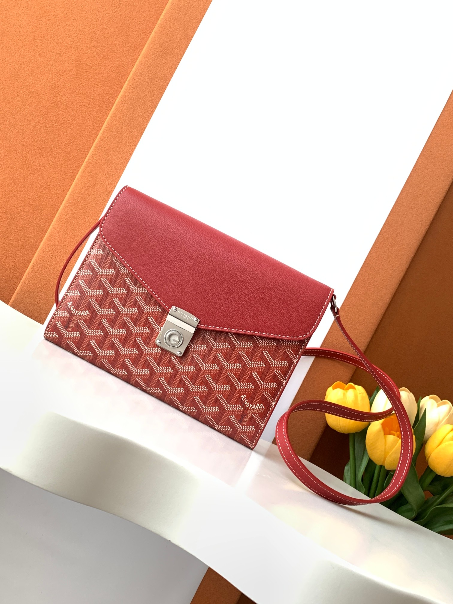 Goyard  Chypre Pouch-Wallet  8218 (red)