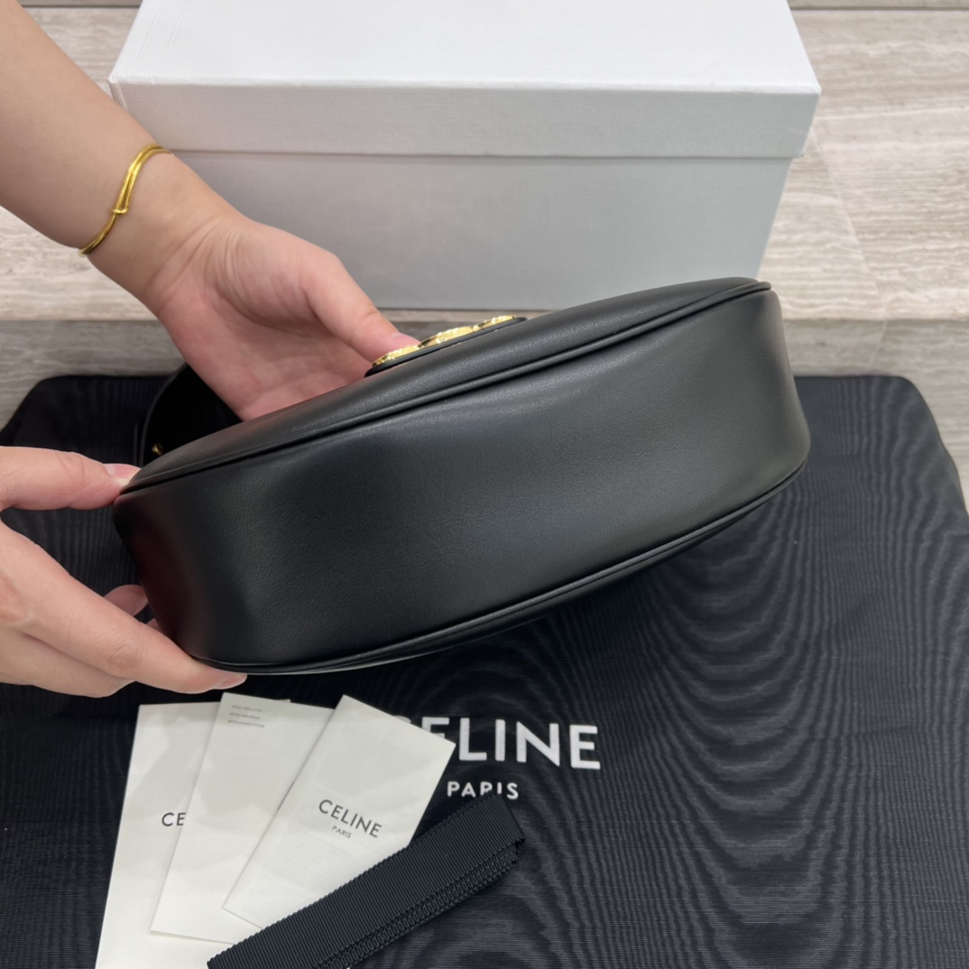 T&uacute;i X&aacute;ch Celine AVA Triomphe 114493 M&agrave;u Đen