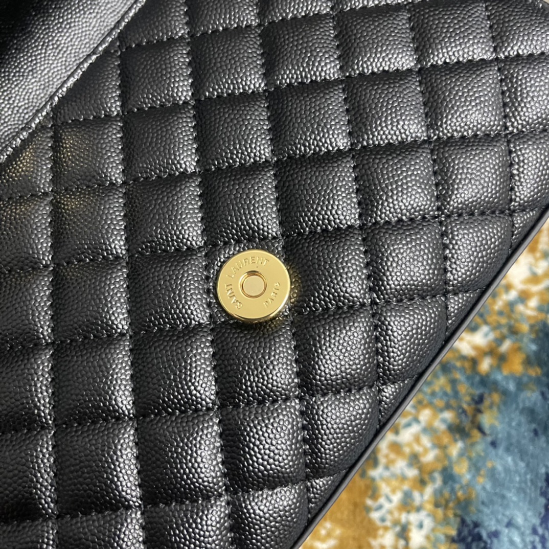 YSLEnveloppe 526286 (Black-gold)