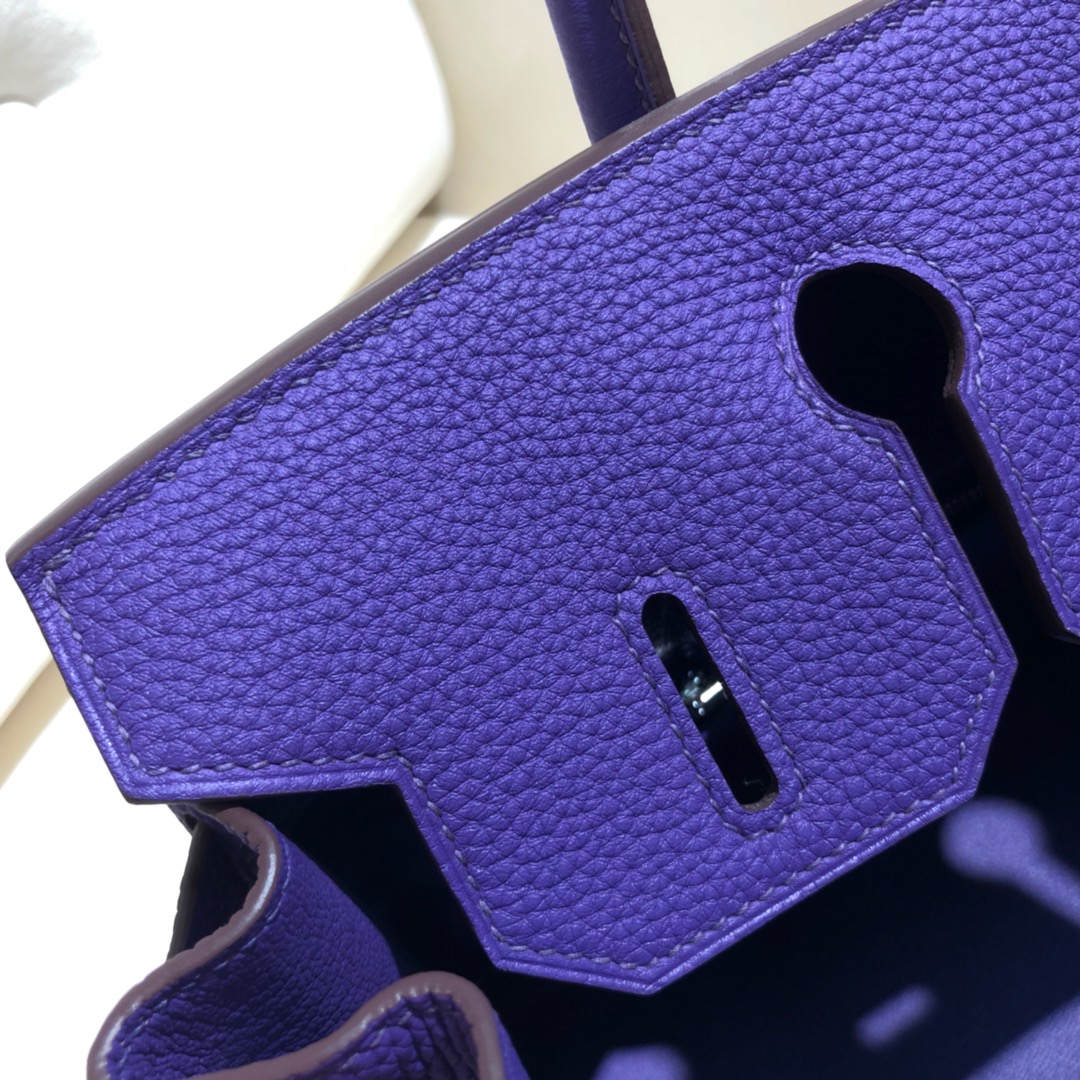 Túi xách hermes birkin  màu tím