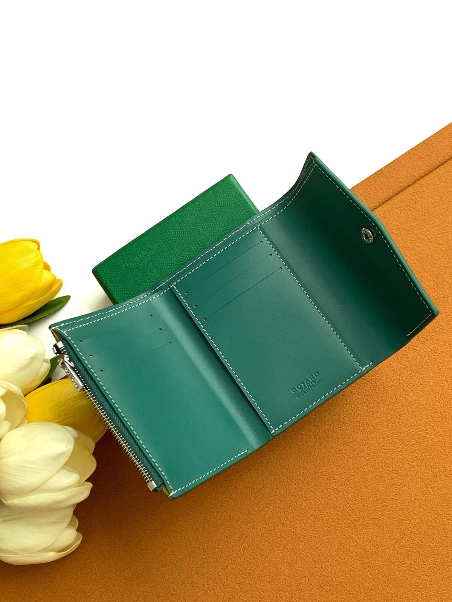 Ví Goyard Saint Gabriel 8513 Màu Xanh Lá