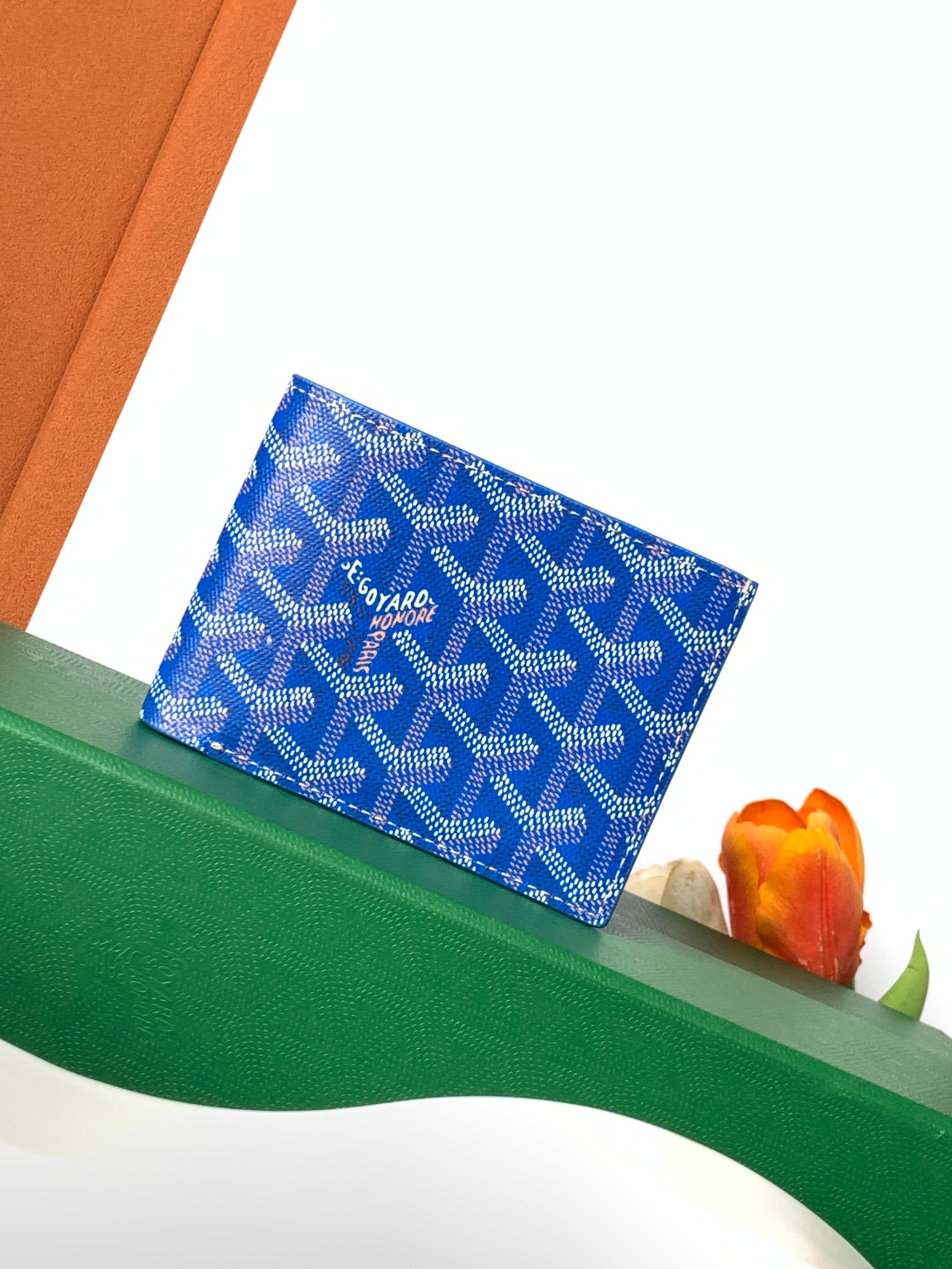 Ví Goyard Victorine  8507 Màu Xanh Dương