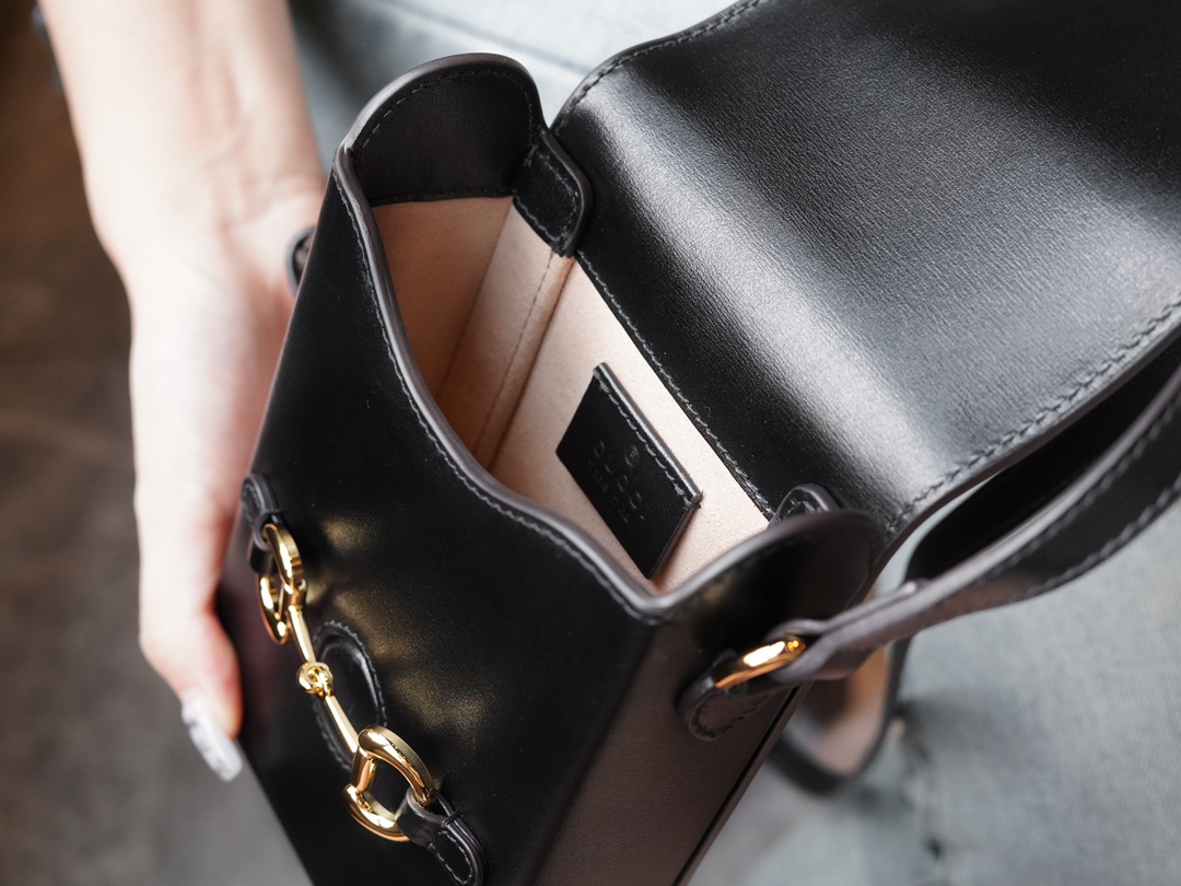 Túi Mini sac Gucci 1955 détail Mors  625615 Màu Đen