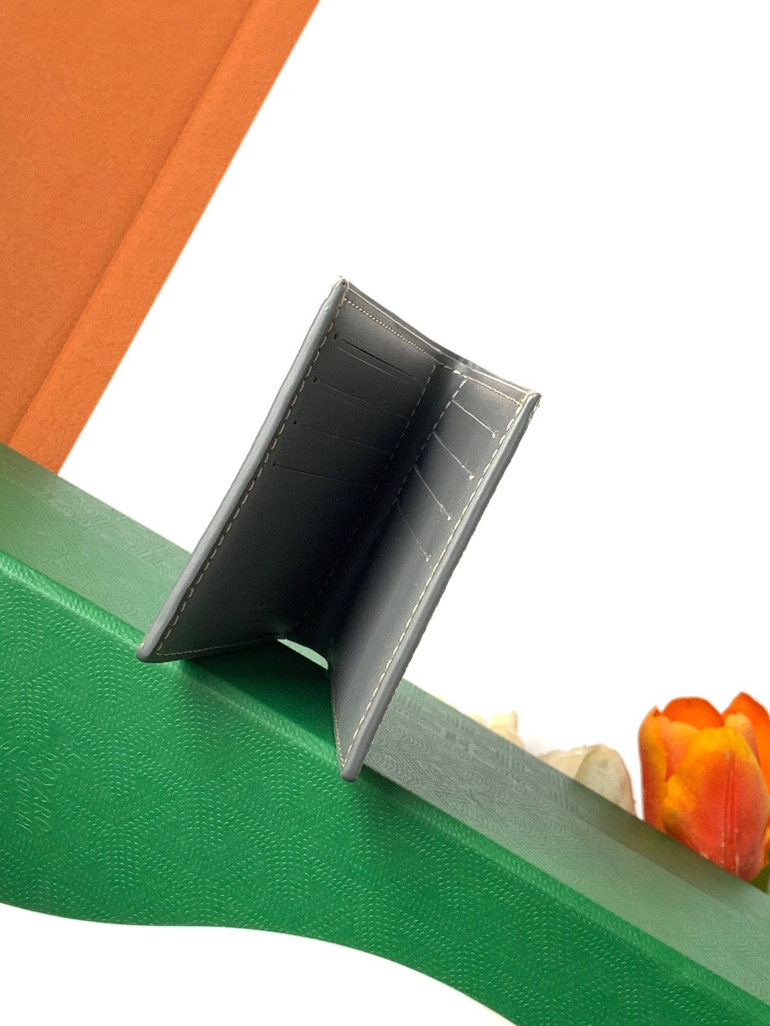 Ví Goyard Victorine 8507 Màu Xám