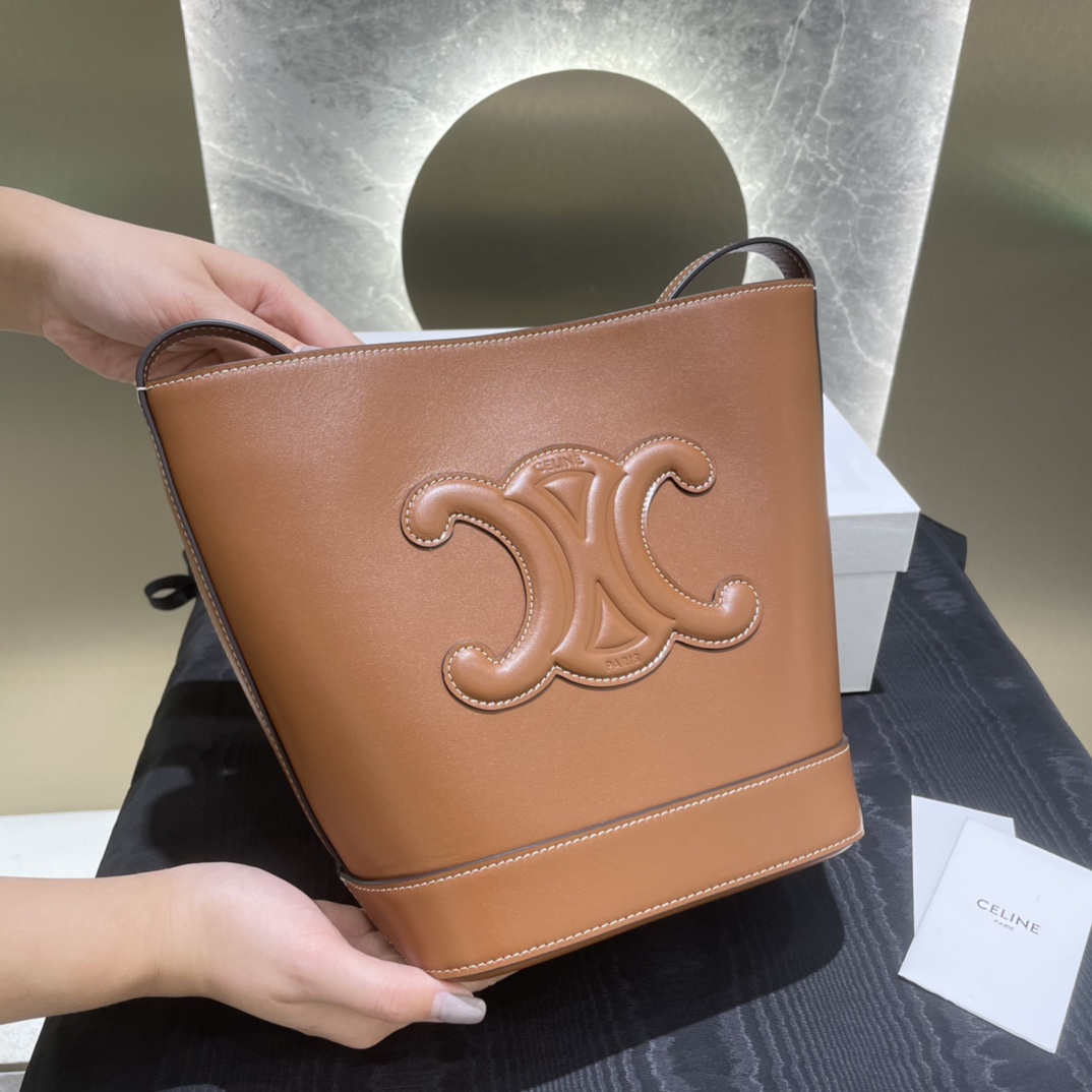 T&uacute;i X&aacute;ch Nữ Cuir Triomphe 198243 M&agrave;u N&acirc;u 