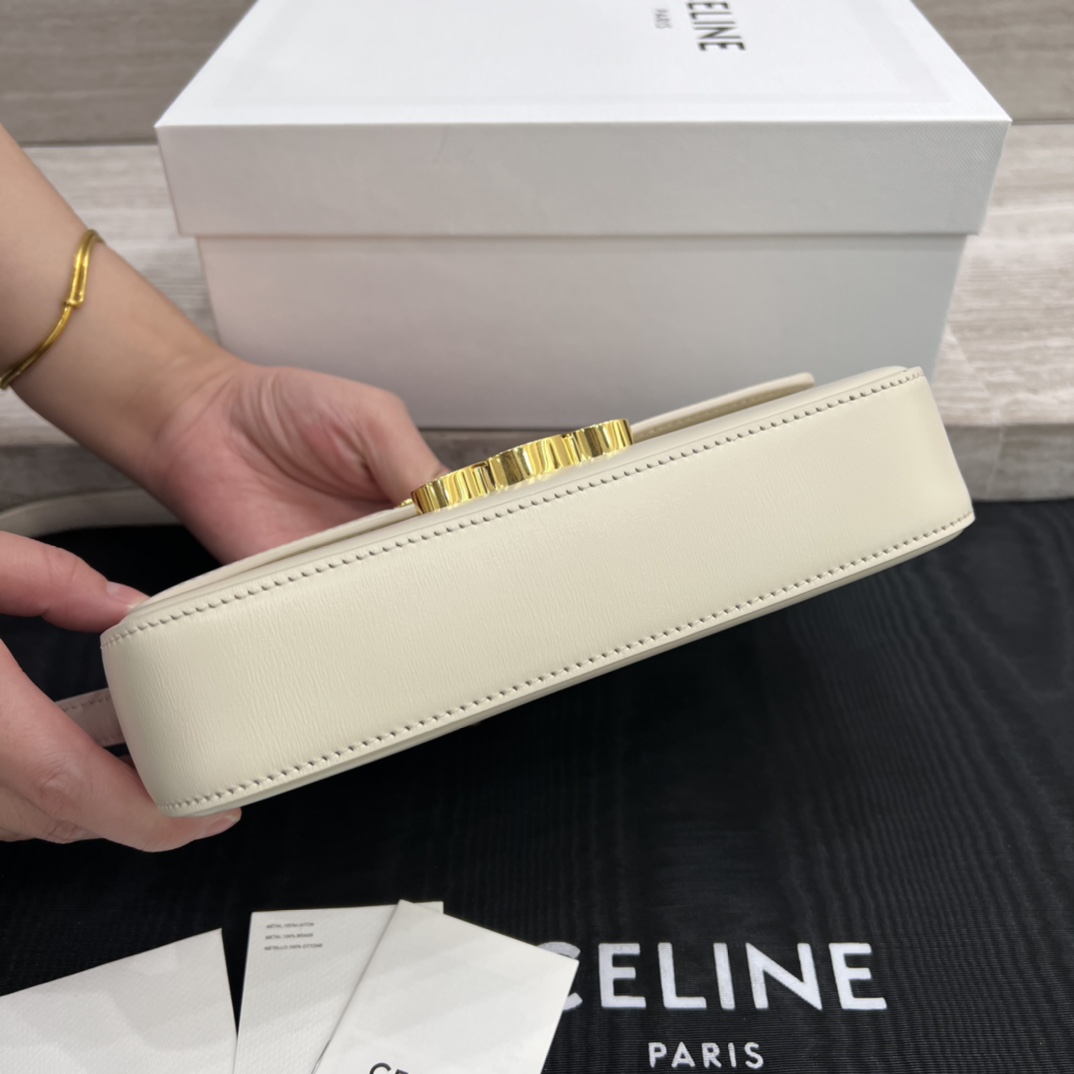 T&uacute;i X&aacute;ch Celine Nữ Claude 194143 M&agrave;u Trắng 