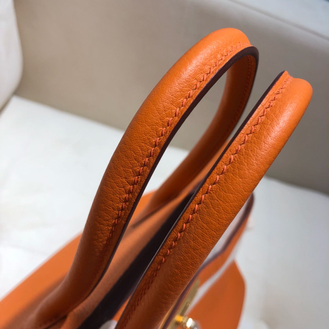 Túi xách hermes birkin  màu cam