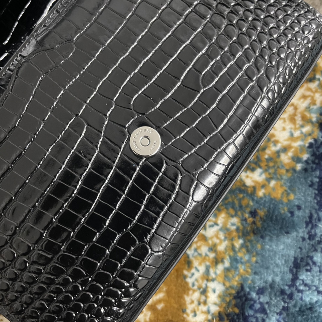 YSL KATE 474366 (Black-silver)