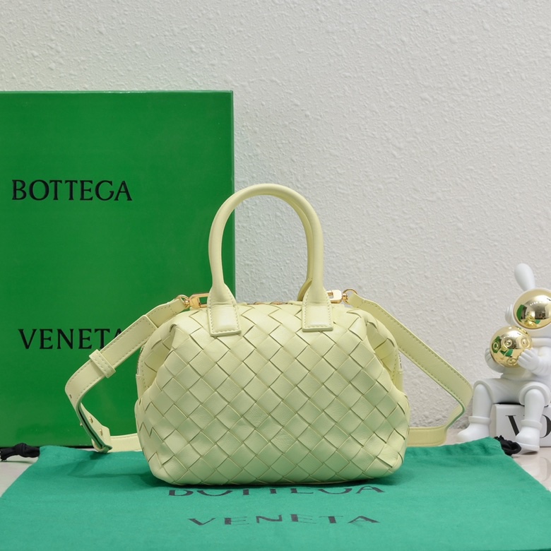 Túi Xách Nữ BV Intrecciato 7460 Màu Vàng