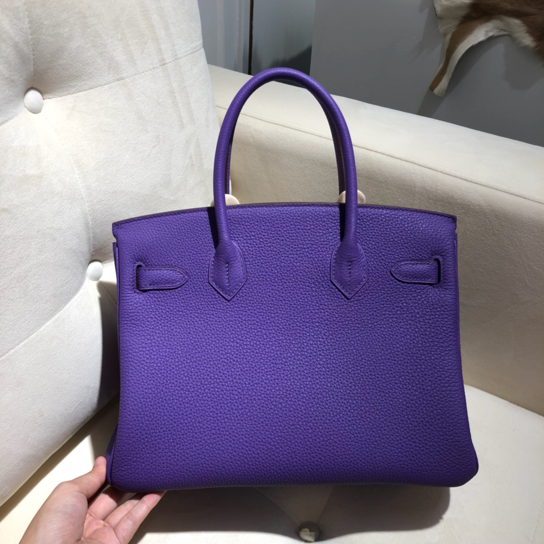 Túi xách hermes birkin  màu tím