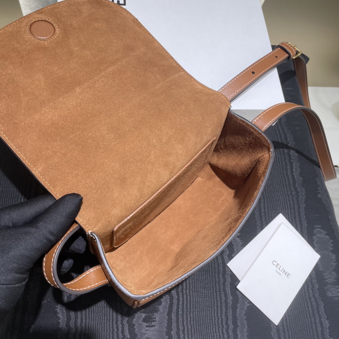 Túi Xách Nữ Folco Cuir Triomphe 198263 Màu Nâu