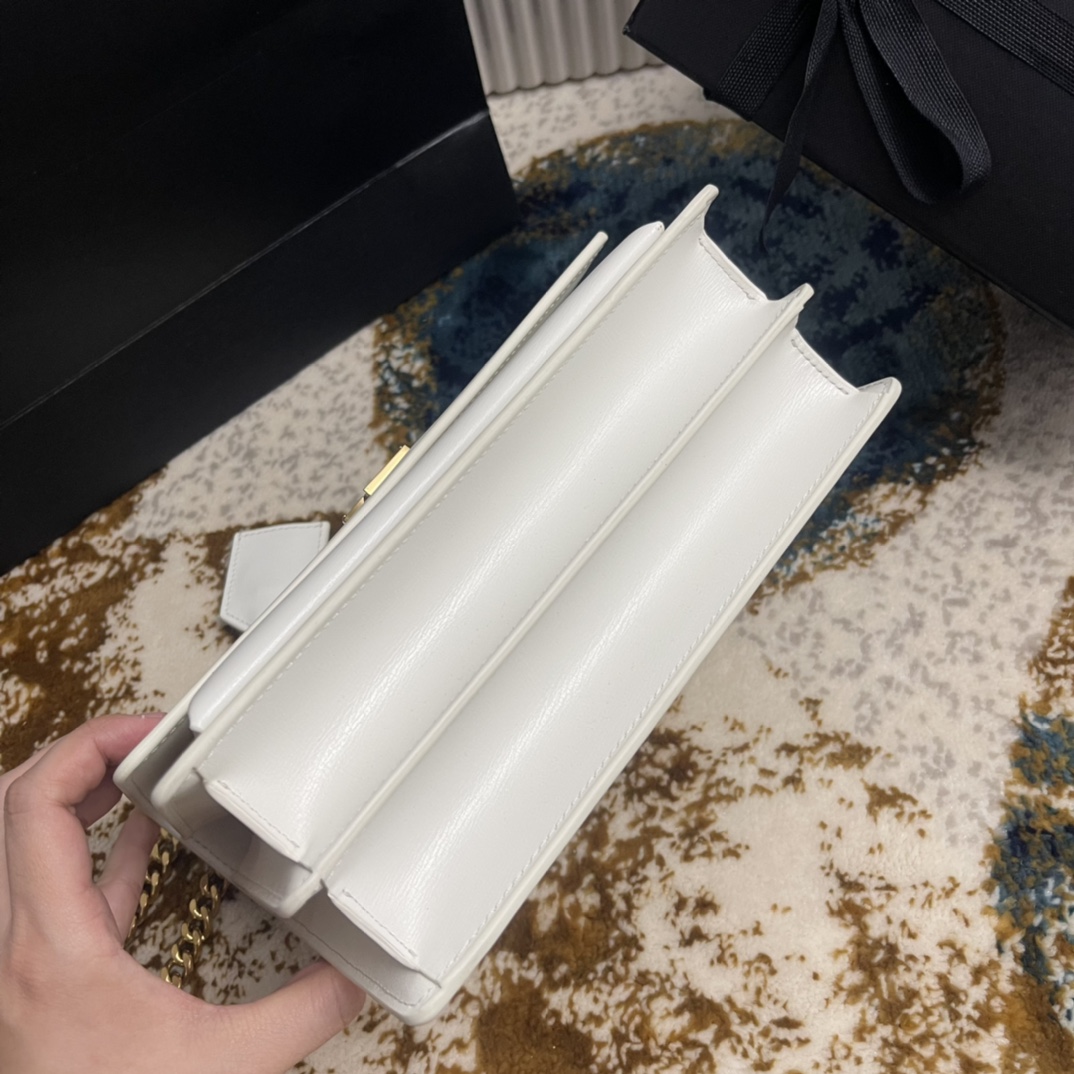 T&uacute;i X&aacute;ch YSL SUNSET 442906 M&agrave;u Trắng