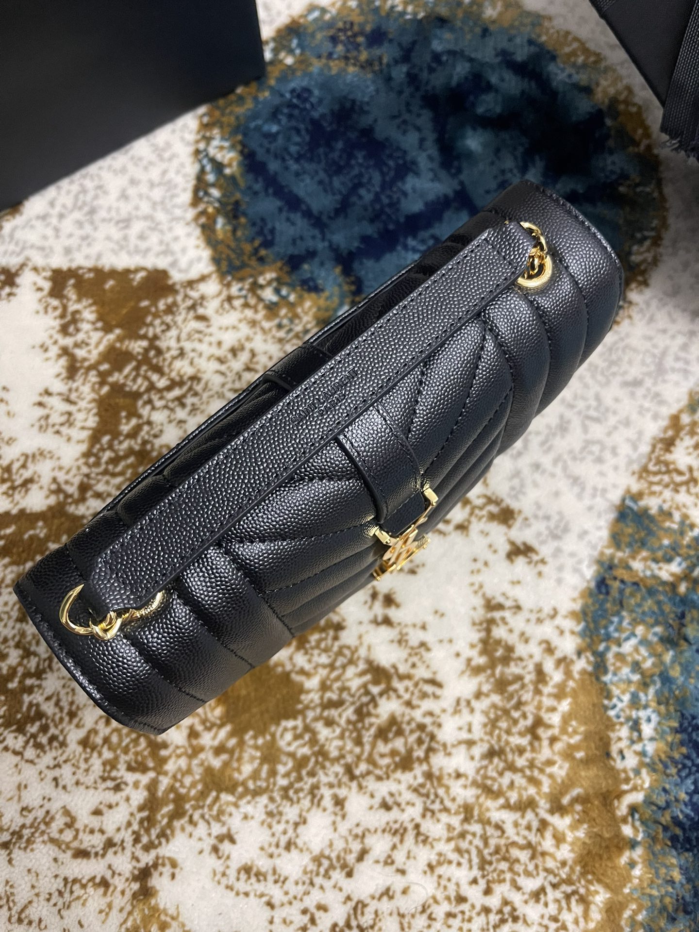 YSLEnveloppe 526286 (Black-gold)