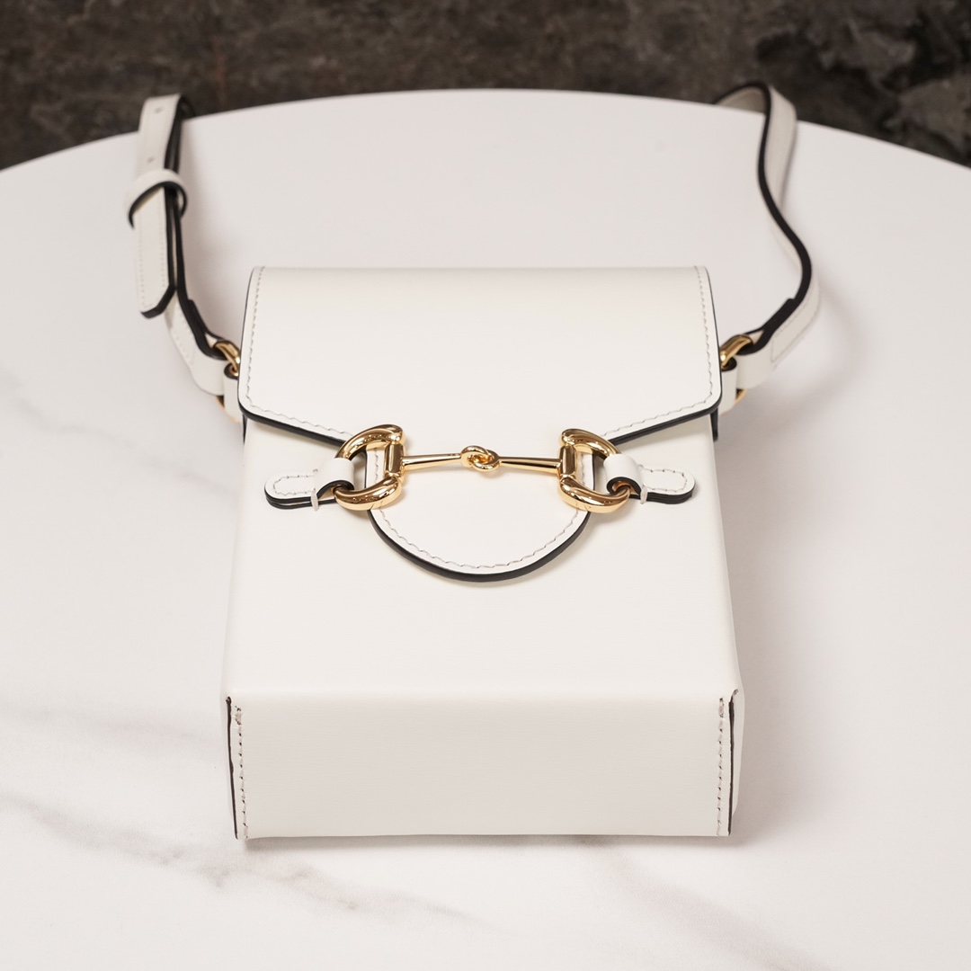 Túi Mini sac Gucci 1955 détail Mors  625615 Màu Trắng