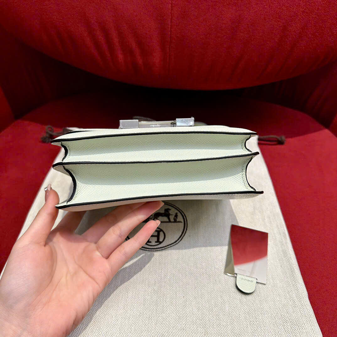 Túi xách Hermes Constance màu xanh