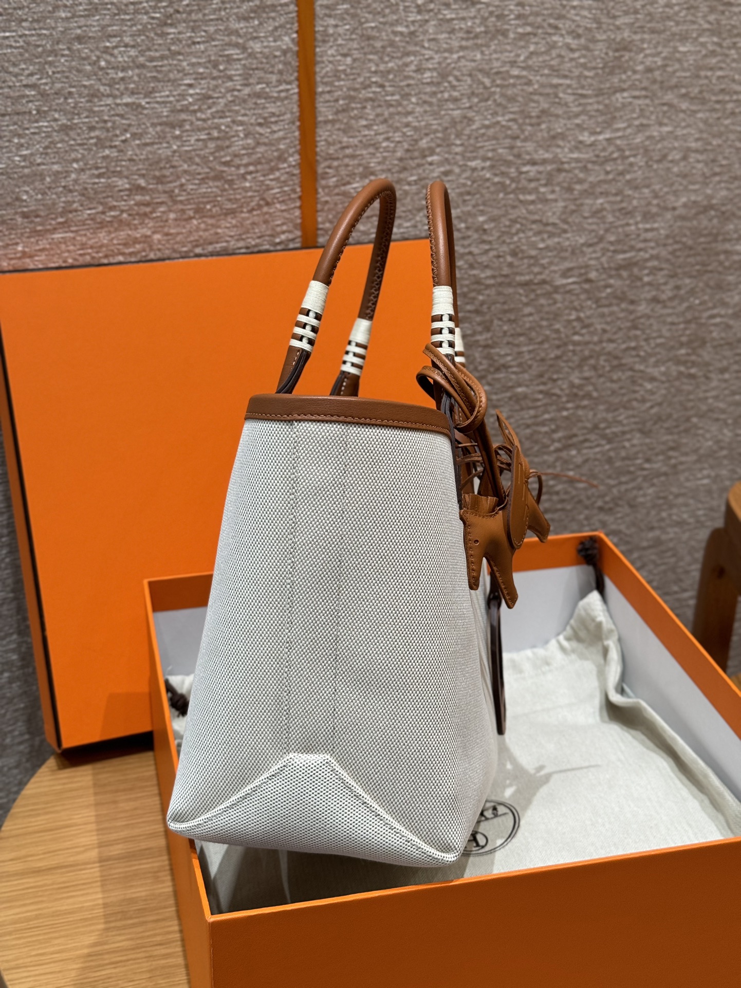 Túi xách hermes Steeple  màu trắng