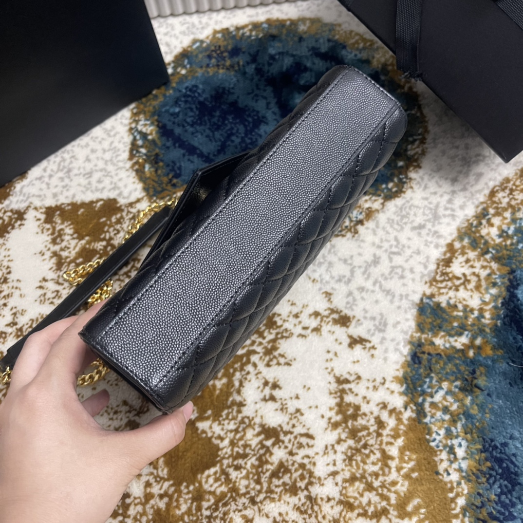 YSLEnveloppe 526286 (Black-gold)