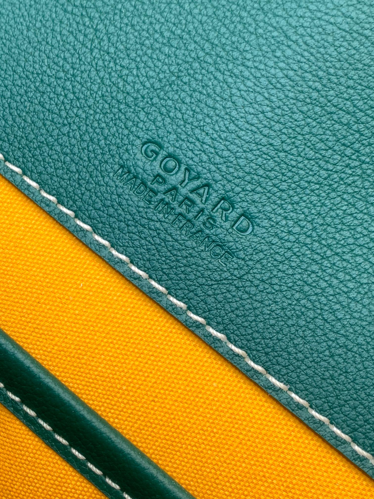 T&uacute;i X&aacute;ch Nam Goyard Belvedere 8023 M&agrave;u Xanh L&aacute; 