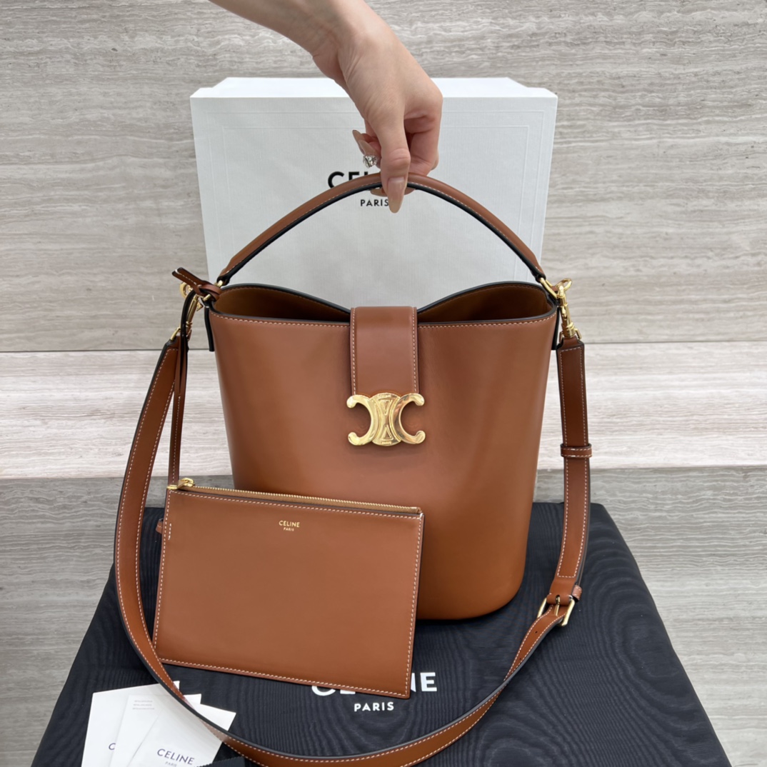 Túi Xách Nữ Celine Louise 116613 Màu Nâu