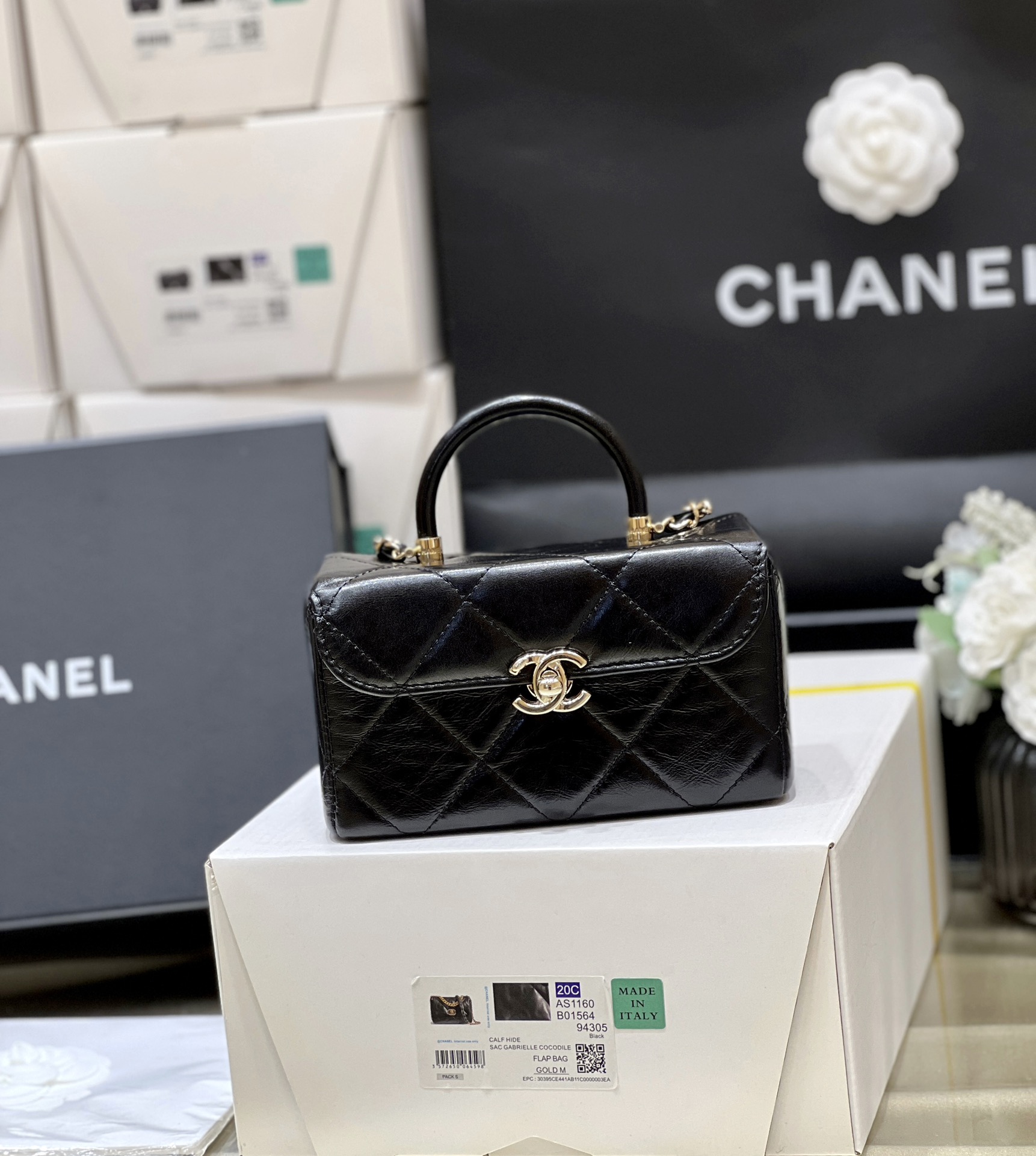 T&uacute;i X&aacute;ch Chanel Bodin AS4469 M&agrave;u Đen