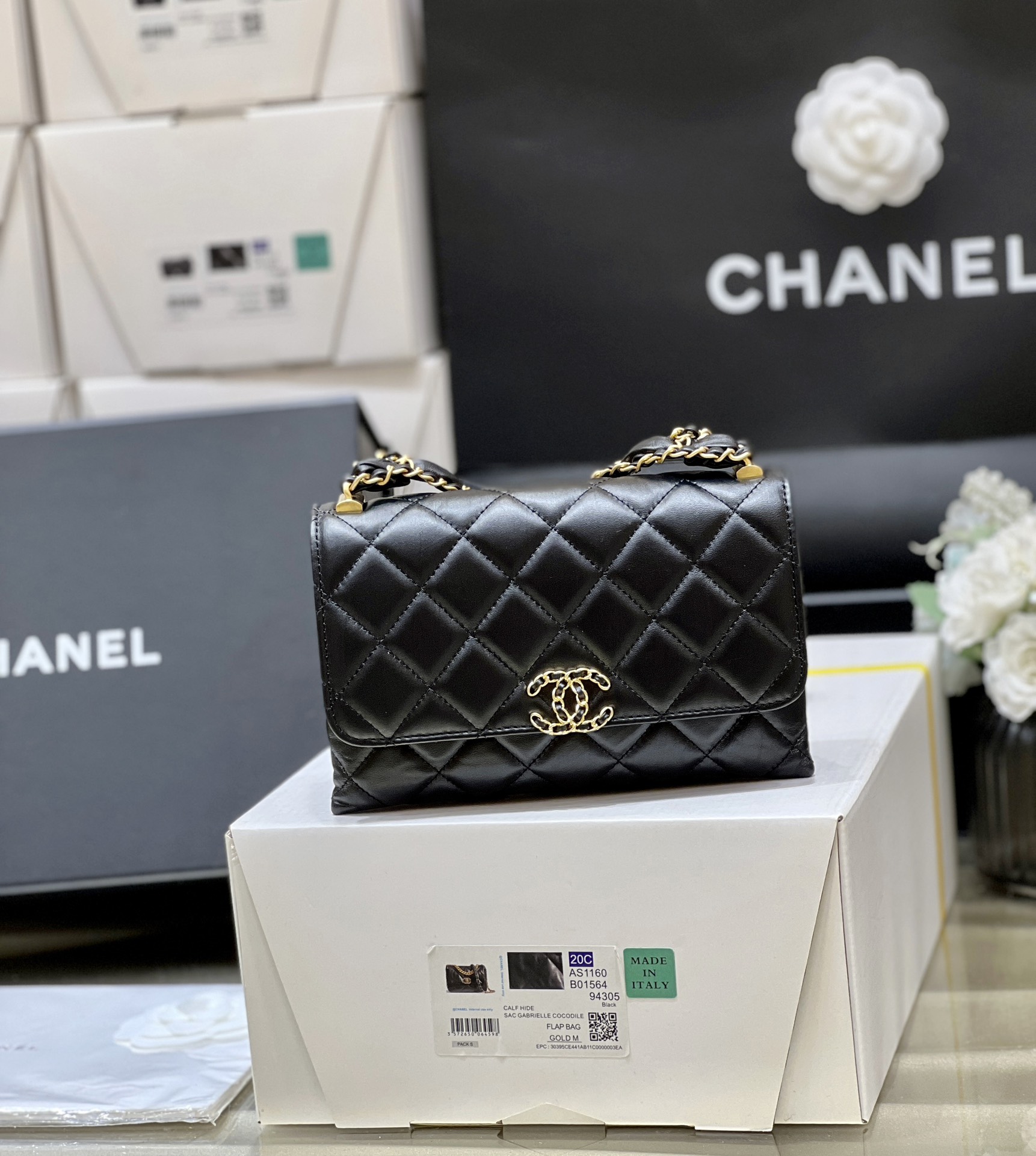 T&uacute;i X&aacute;ch Chanel AP3572 M&agrave;u Đen 