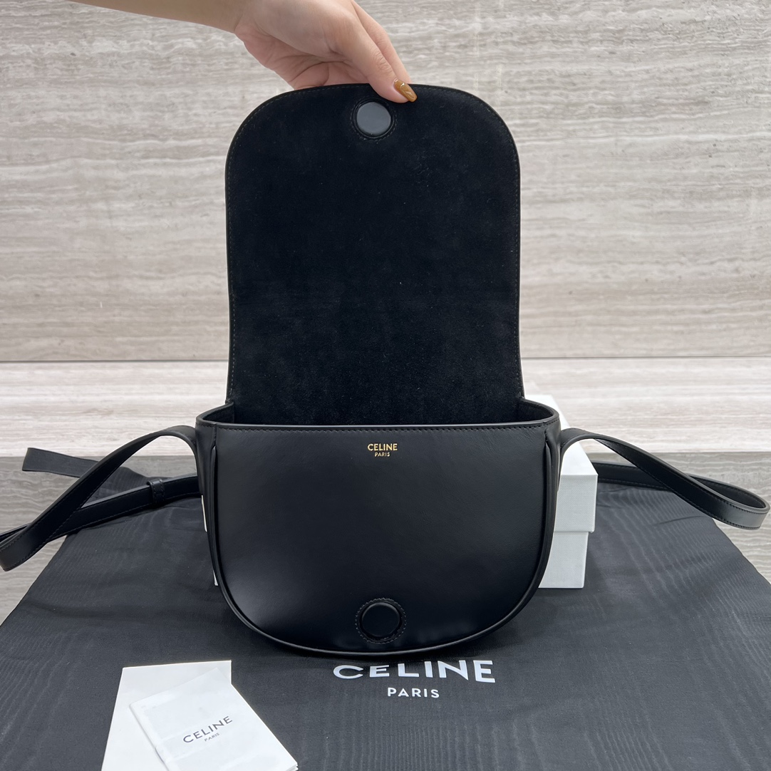 Túi Xách Nữ Folco Cuir Triomphe 198263 Màu Đen