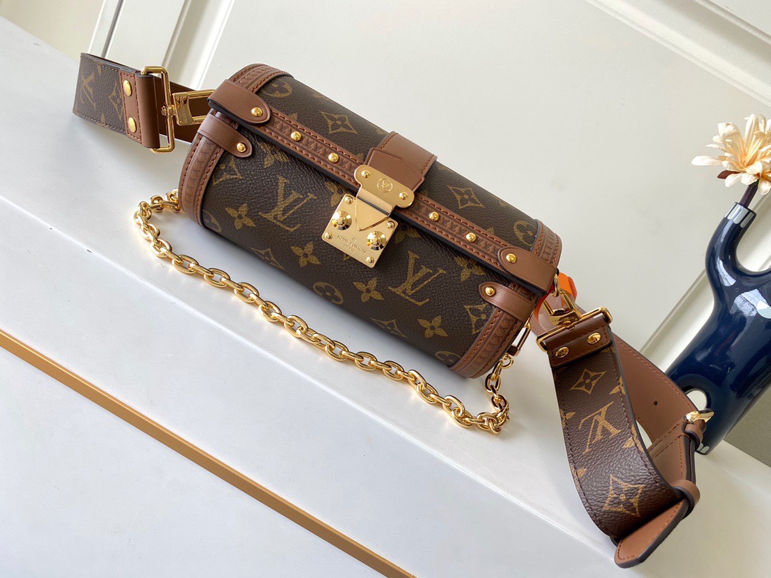 Túi Nữ Louis Vuitton Sac Papillon Trunk M57835 Màu Nâu