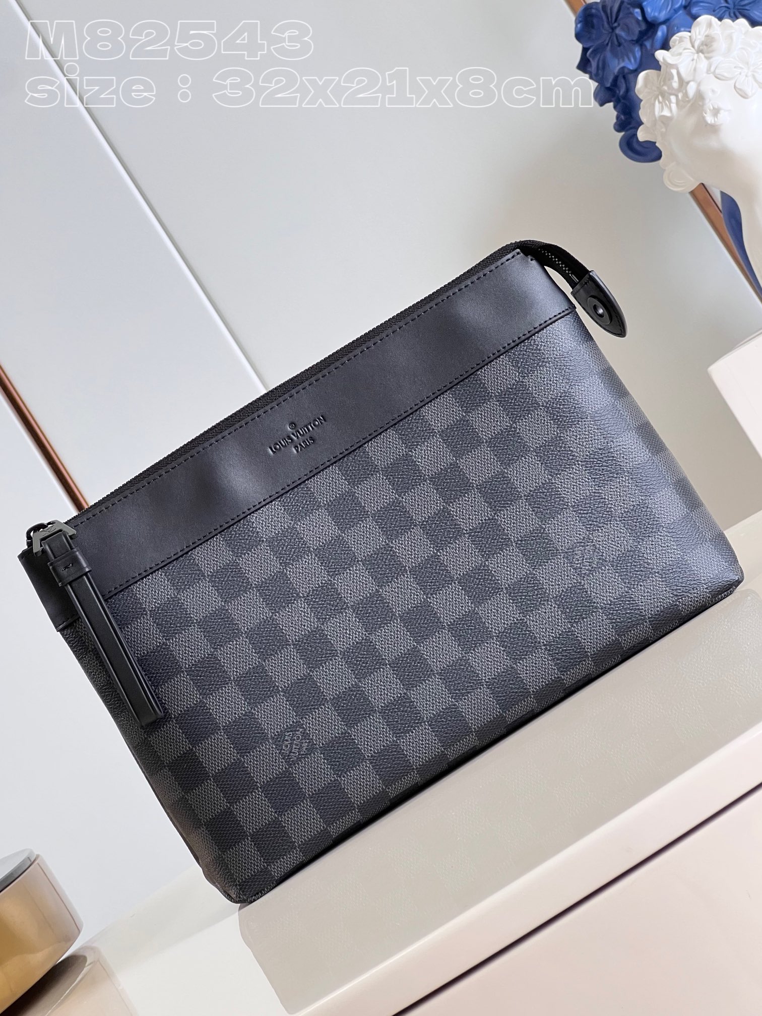Túi Nam  Pochette Voyage Souple M82543 Màu Đen
