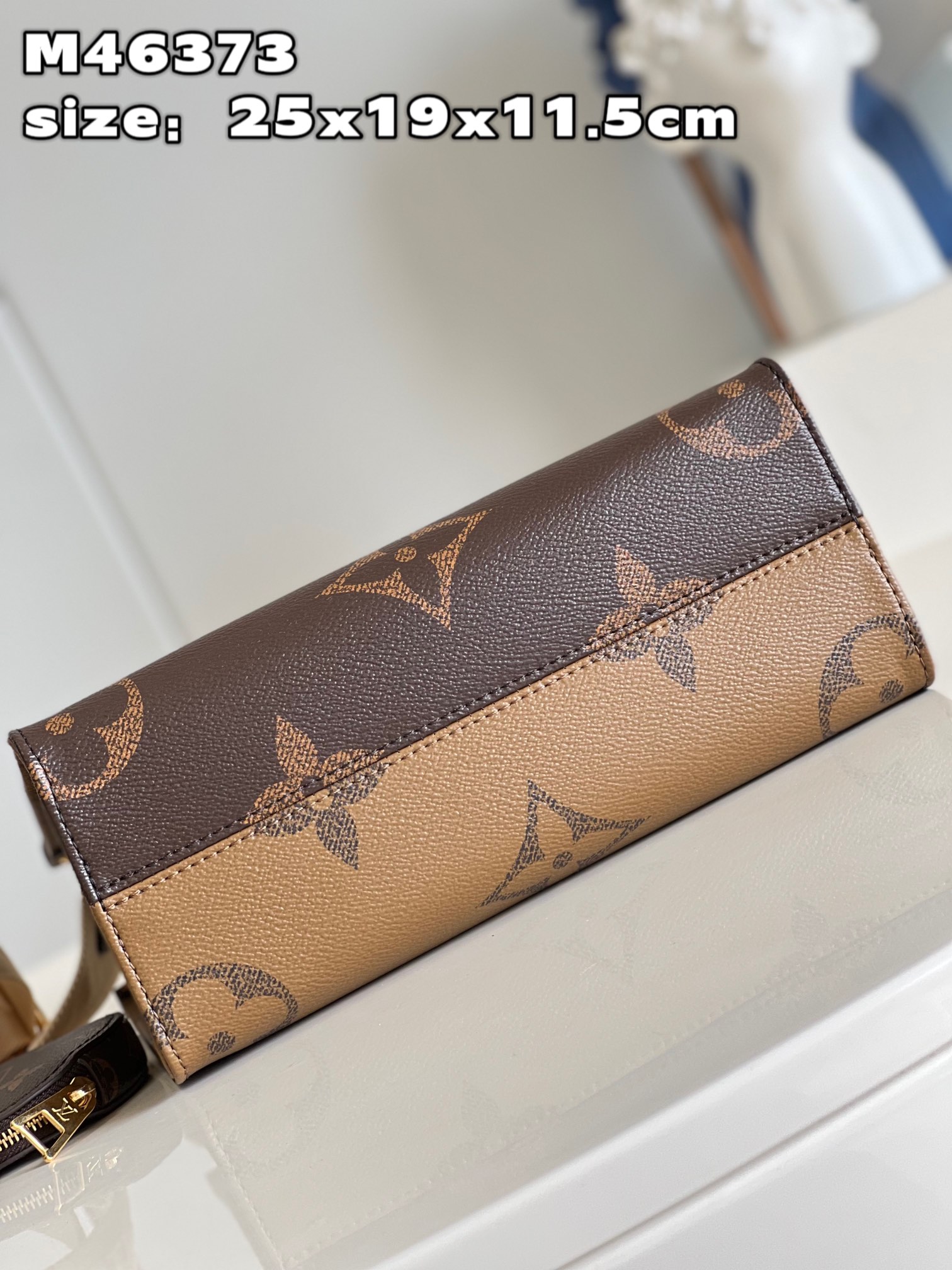 Túi Xách Tay Nữ Louis Vuitton LV On The Go M46373 Màu Nâu