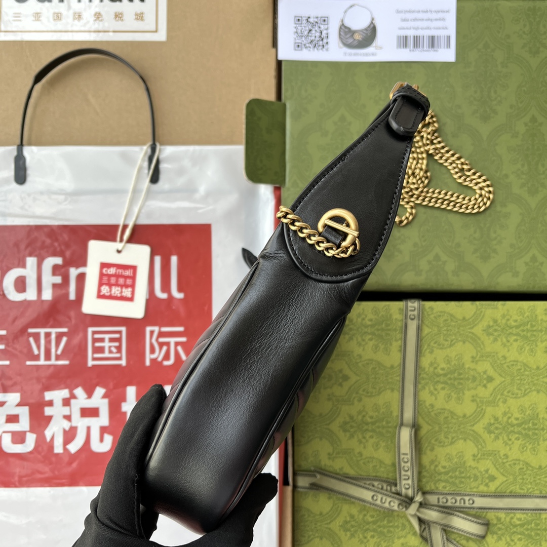 Túi Xách Nữ GG Marmont  699514 Màu Đen