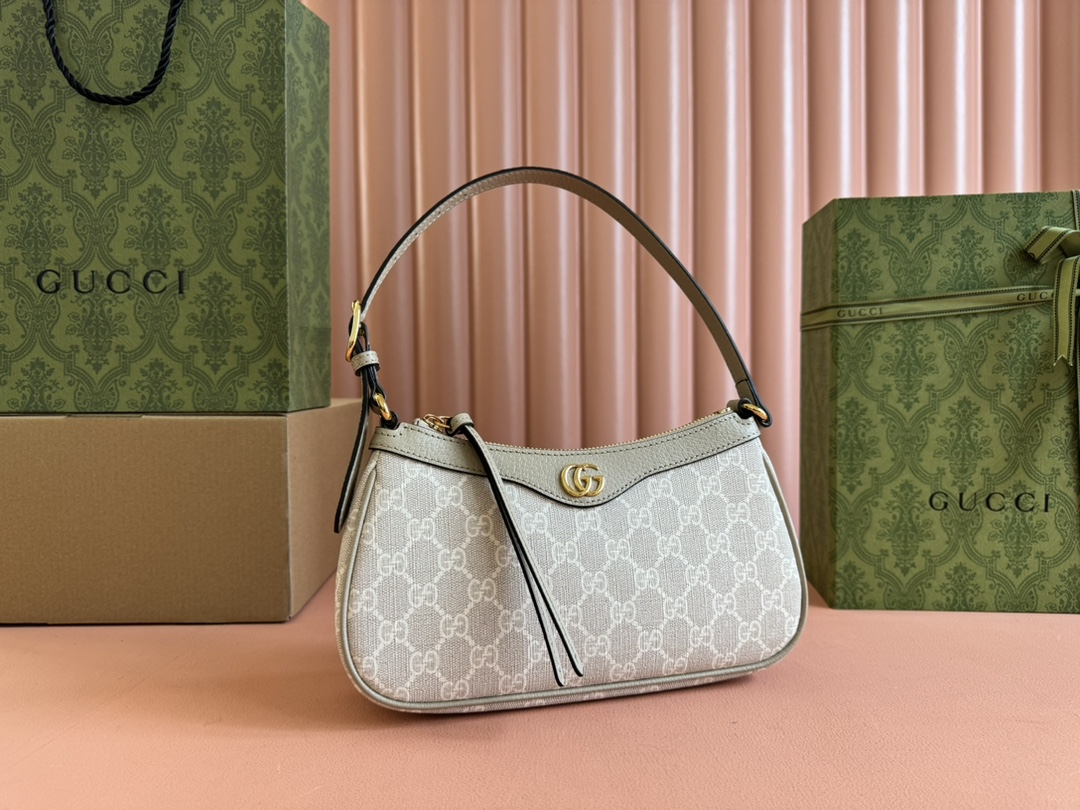 Túi Xách Nữ Gucci Ophidia 735145 Logo Trắng
