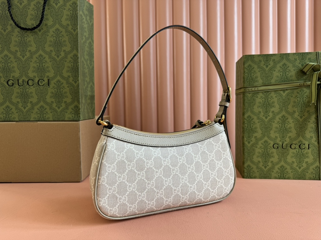 Túi Xách Nữ Gucci Ophidia 735145 Logo Trắng