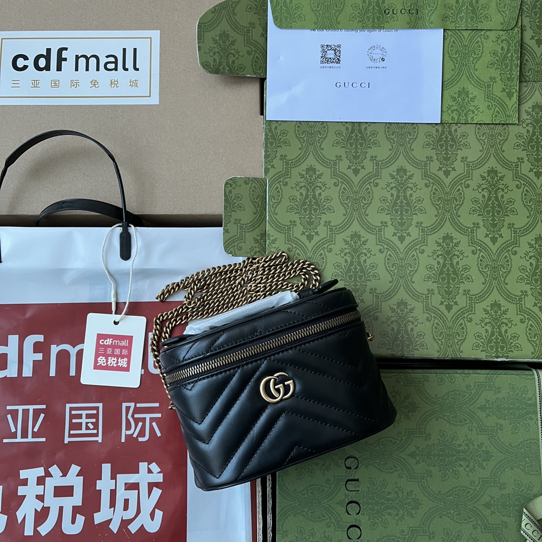 Túi Xách Nữ GG Marmont 699515 Màu Đen
