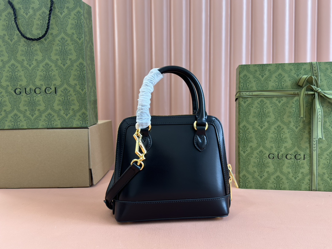 Túi Xách Nữ Mini Gucci Horsebit 1955 640716 Màu Đen