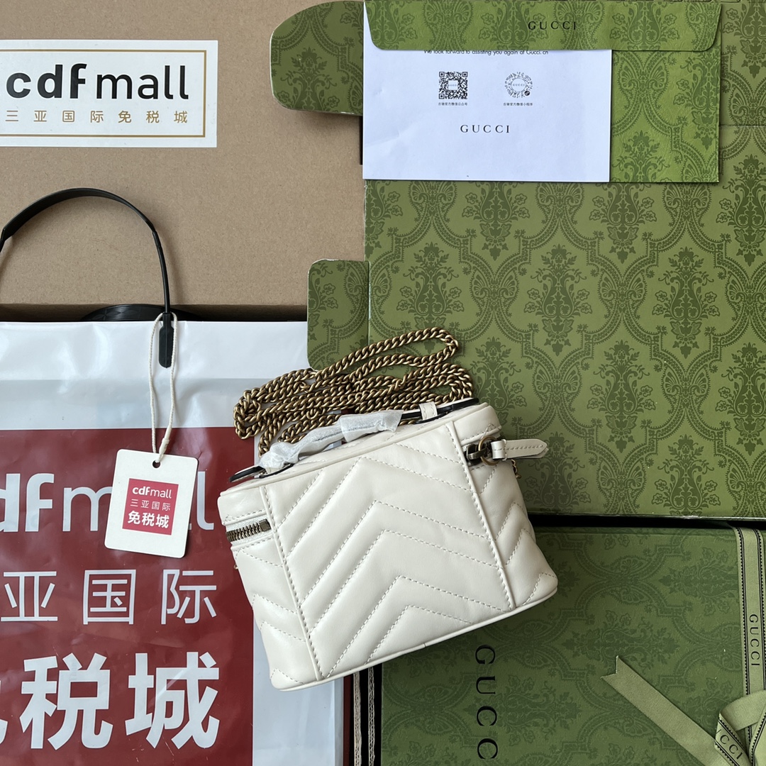 Túi Xách Nữ GG Marmont 699515 Màu Trắng