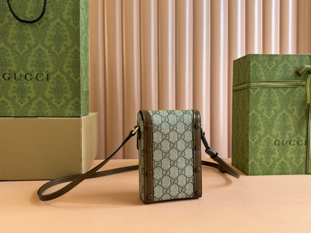 Mini sac Gucci 1955 détail Mors  625615  (logo brow)