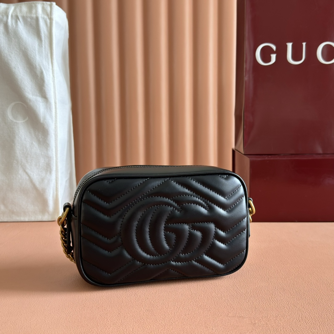 Túi Xách Nữ Mini sac GG Marmont 448065 Màu Đen