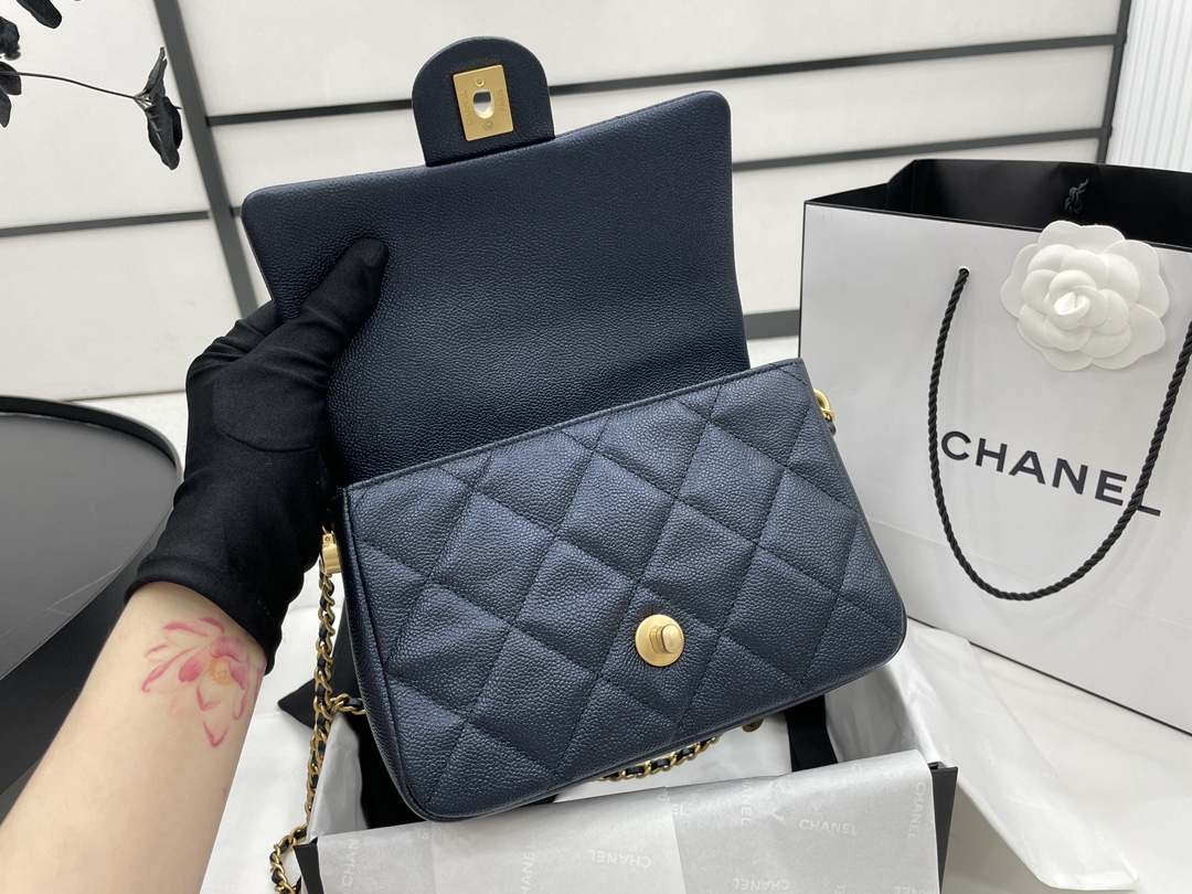 Túi Xách Chanel Flap Màu Đen AS2855