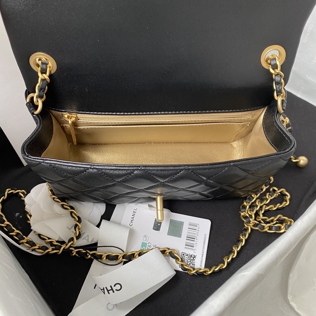 Túi Xách Chanel CF Mini Màu Đen AS1787