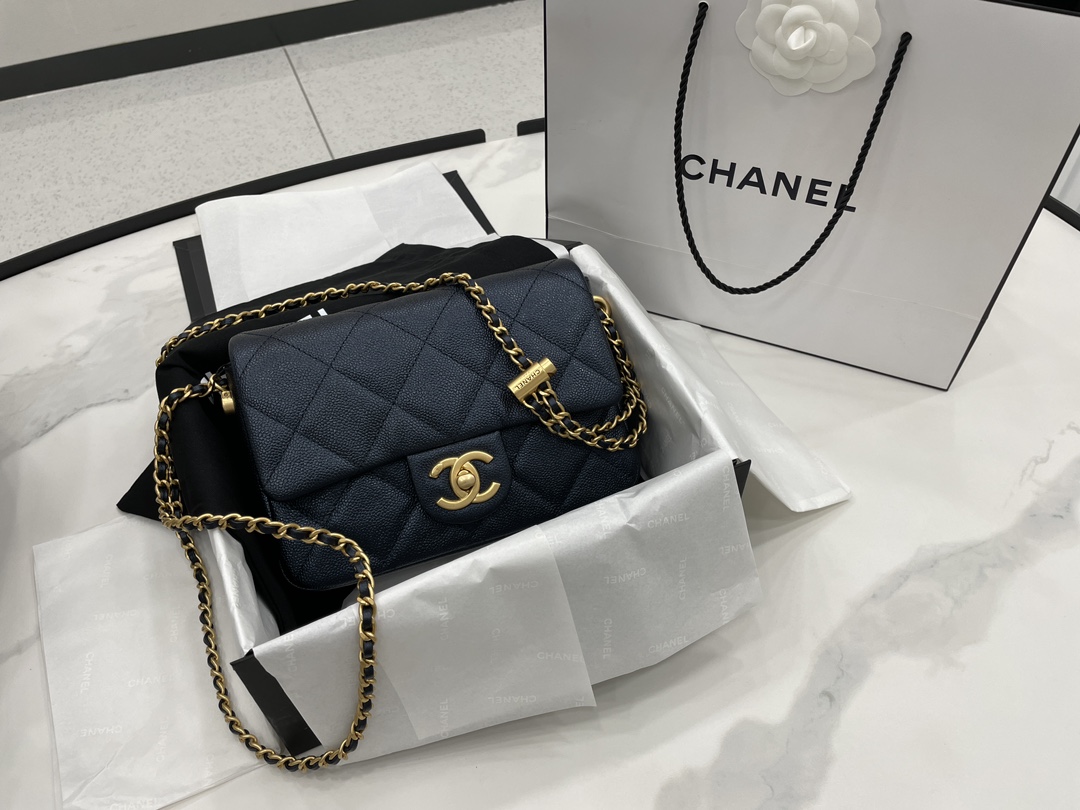 Túi Xách Chanel Flap Màu Đen AS2855