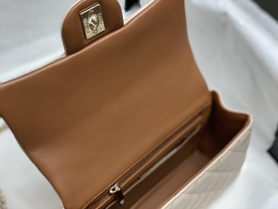 Chanel CF Mini Handle AS2431 (Beige)