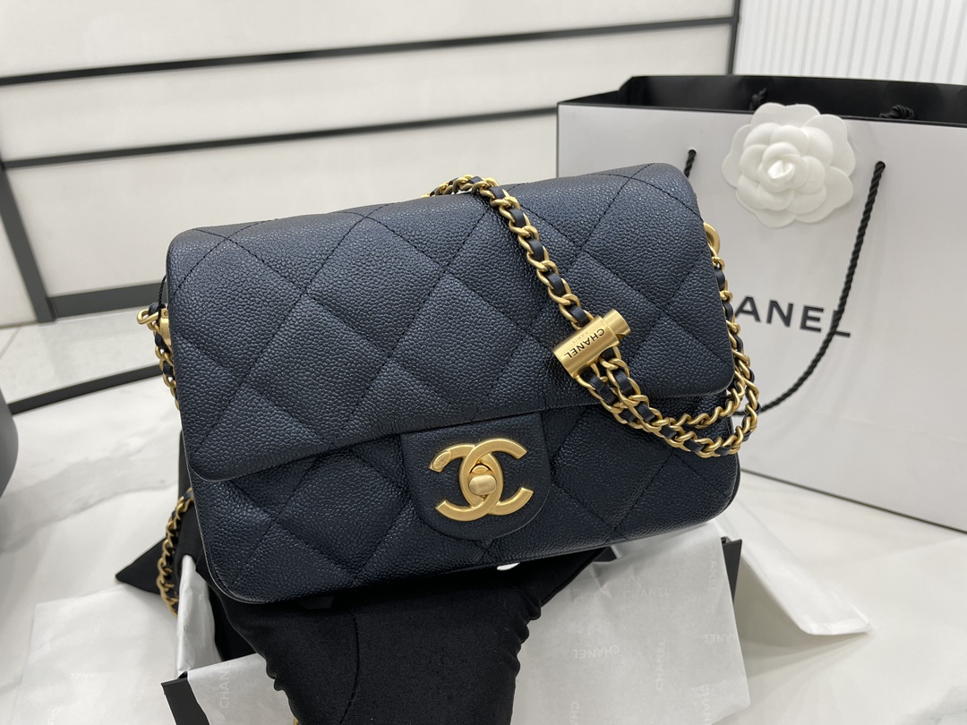 Túi Xách Chanel Flap Màu Đen AS2855