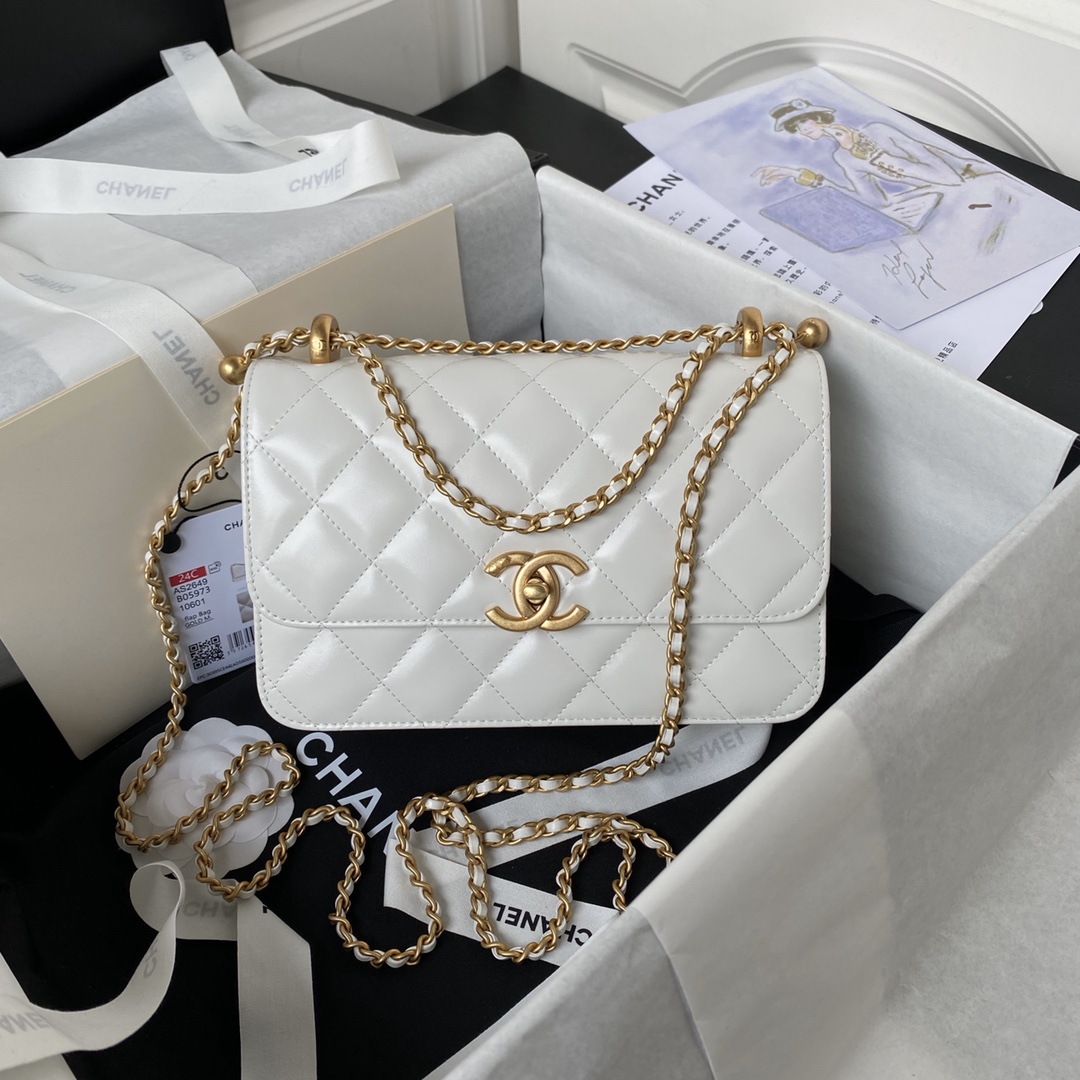 Túi Xách Chanel AP2649 Màu Trắng