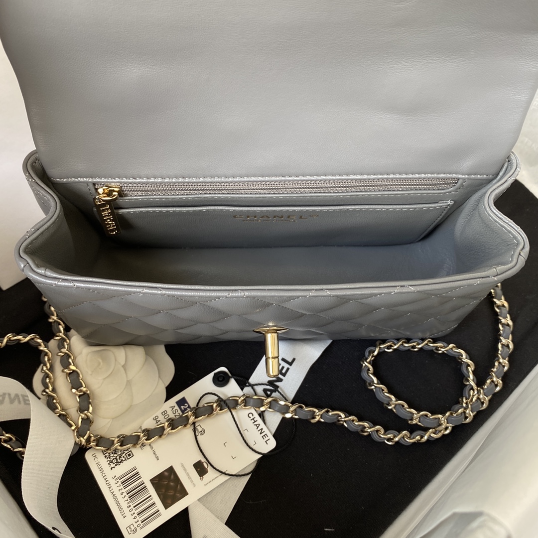 Chanel CF Mini Handle AS2431 (gray)
