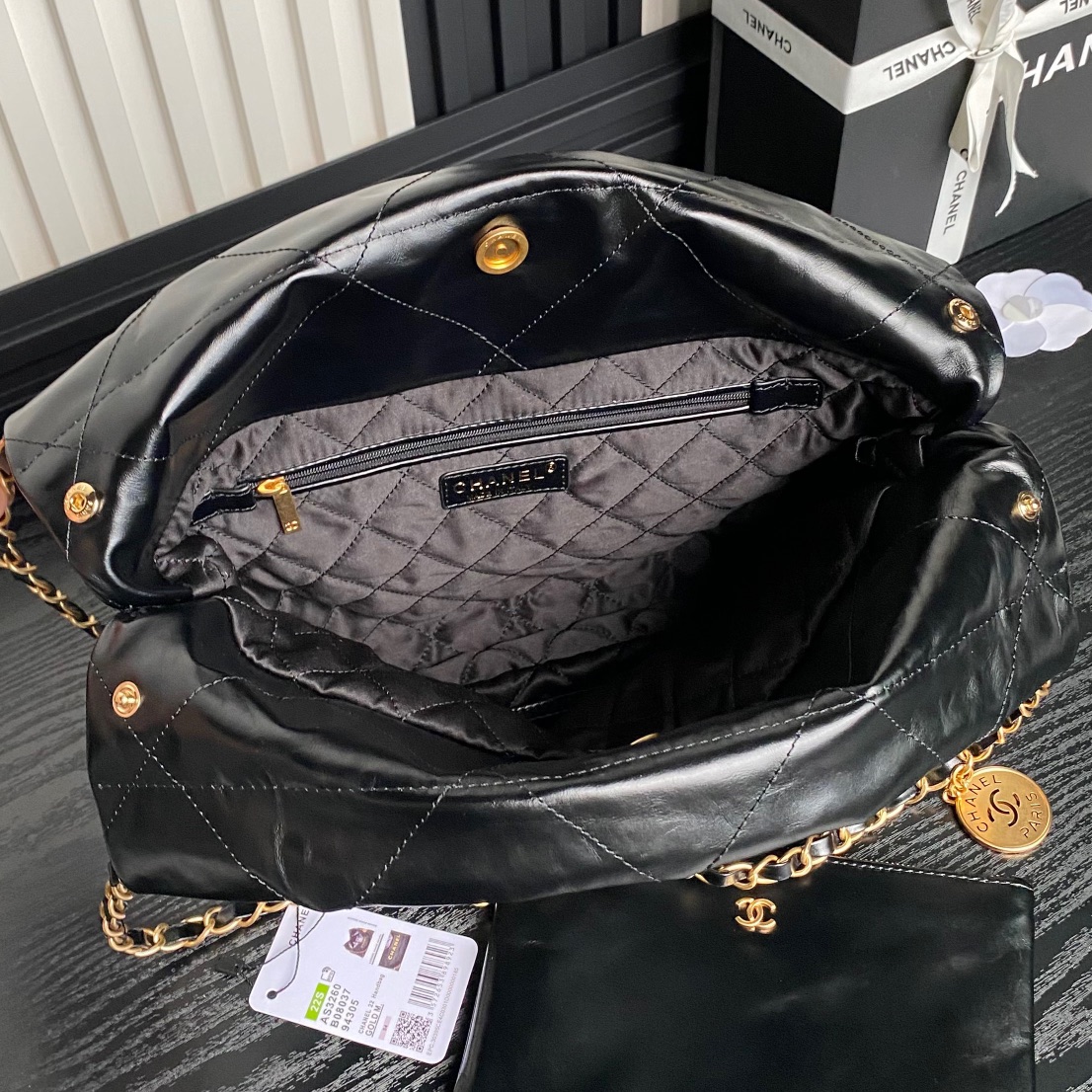 Túi Xách Nữ Chanel 22Bag AS3260 Màu Đen