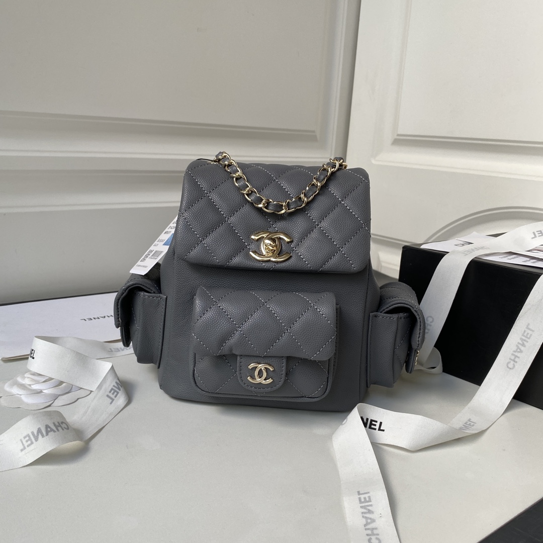 Balo Chanel AP4399 Màu Xám