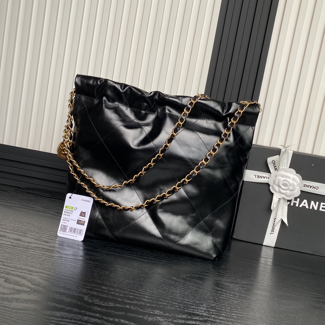 Túi Xách Nữ Chanel 22Bag AS3260 Màu Đen